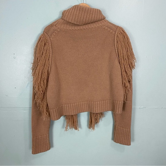 Johanna Ortiz Camel Elegancia Natural Sweater Brown Fringe Medium Read Descrip. - Picture 12 of 16
